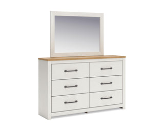 Linnocreek Queen Panel Headboard, Dresser and Mirror