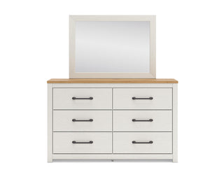 Linnocreek Queen Panel Headboard, Dresser and Mirror