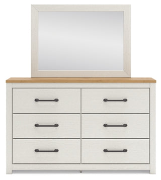 Linnocreek King Panel Headboard, Dresser and Mirror