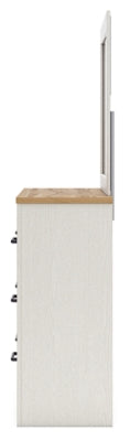 Linnocreek King Panel Headboard, Dresser and Mirror