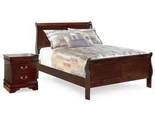 Alisdair Full Sleigh Bed and Nightstand