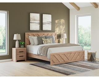 Sanginlane King Panel Bed