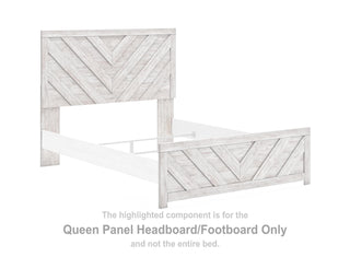 Cayboni Queen Panel Headboard/Footboard