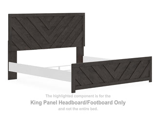 Prendonea King Panel Headboard/Footboard