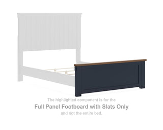 Landocken Full Panel Footboard with Slats