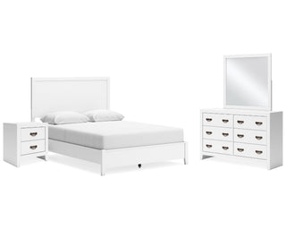 Binterglen Queen Panel Bed, Dresser, Mirror and Nightstand