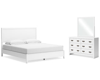 Binterglen King Panel Bed, Dresser and Mirror