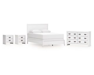 Binterglen Queen Panel Bed, Dresser and 2 Nightstands