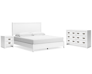 Binterglen King Panel Bed, Dresser and Nightstand
