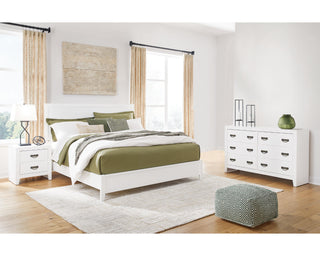 Binterglen King Panel Bed, Dresser and Nightstand