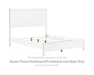 Binterglen Queen Panel Headboard/Footboard and Slats