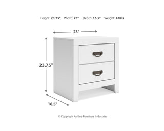 Binterglen King Panel Bed, Dresser and Nightstand