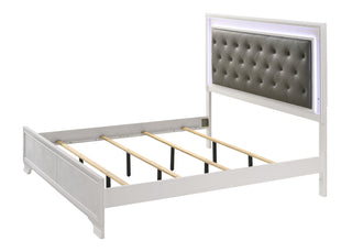 LYSSA KING LED HB FOOTBOARD FROST