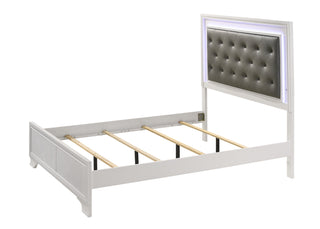 LYSSA QUEEN LED HB FOOTBOARD FROST