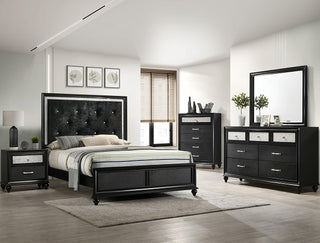 SETB4398 LILA BLACK KING BEDROOM GROUP