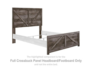 Wynnlow Full Crossbuck Panel Headboard/Footboard