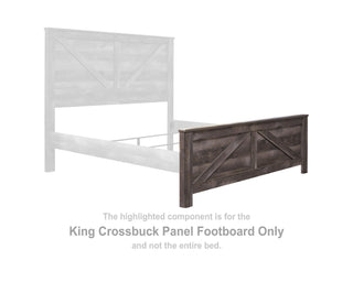 Wynnlow King Crossbuck Panel Footboard