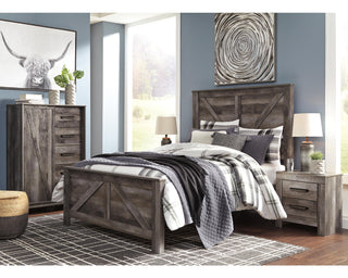 Wynnlow Queen Crossbuck Panel Bed