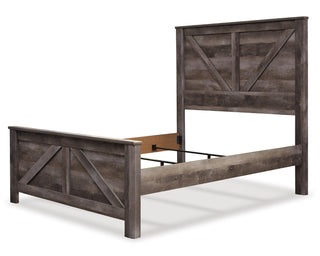 Wynnlow Queen Crossbuck Panel Bed