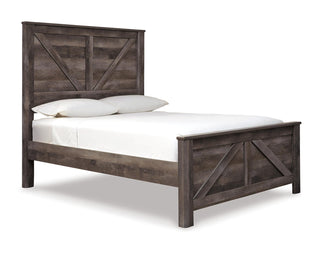 Wynnlow Queen Crossbuck Panel Bed, Dresser, Mirror and Chest
