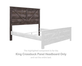 Wynnlow King Crossbuck Panel Headboard