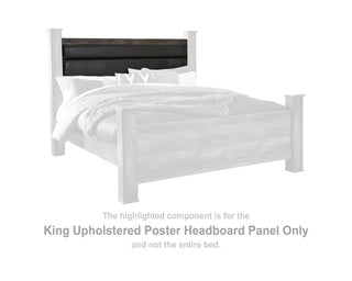 Wynnlow King Upholstered Poster Headboard Panel