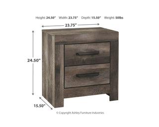 Wynnlow Queen Poster Bed, Chest and 2 Nightstands