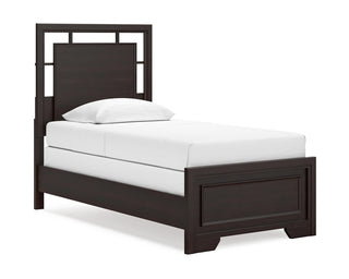 Covetown Twin Panel Bed, Dresser and Mirror