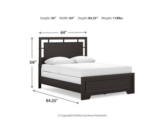 Covetown Queen Panel Bed, Dresser, Mirror and Nightstand