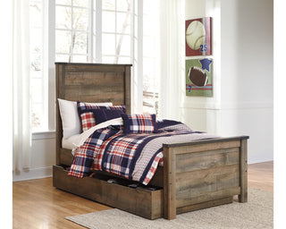 Trinell Twin Panel Bed with 1 Large Storage Drawer