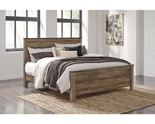 Trinell King Panel Bed, Dresser, Mirror and Nightstand
