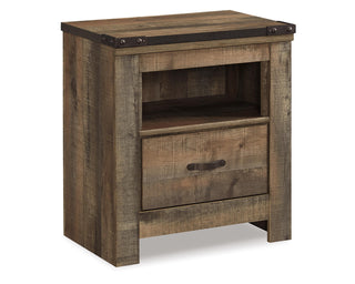 Trinell Queen Panel Headboard, Dresser, Mirror, Chest and Nightstand