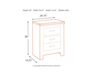 Trinell Queen Poster Bed and Nightstand