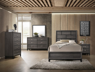 AKERSON TWIN HEAD/FOOTBOARD GREY