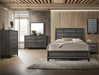 SETB4620 AKERSON GREY FULL BEDROOM GROUP