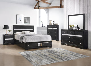 REGATA K PLATFORM BED HB/FB BK/SIL