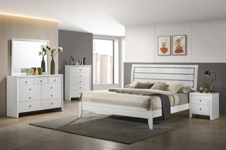 EVAN KING HEADBOARD/FOOTBOARD WHITE