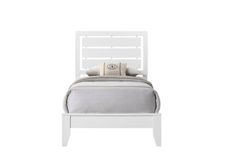 EVAN TWIN HEADBOARD/FOOTBOARD WHITE