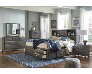 Caitbrook California King Storage Bed with 8 Drawers