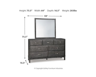 Caitbrook Dresser and Mirror