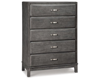 Caitbrook King Storage Bed, Chest and 2 Nightstands