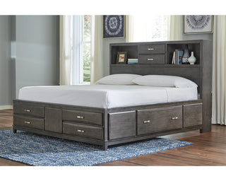 Caitbrook California King Storage Bed with 8 Drawers