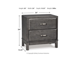 Caitbrook Dresser, Mirror and 2 Nightstands