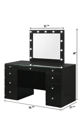 AVERY VANITY TOP W/LED BLACK