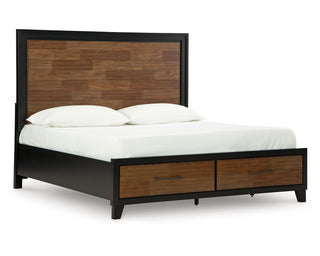 Kraeburn King Panel Storage Bed