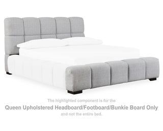 Grendusk Queen Upholstered Headboard/Footboard/Bunkie Board