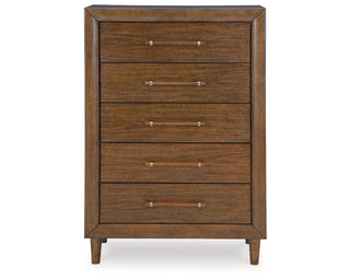 Lyncott King Upholstered Bed, Chest and Nightstand