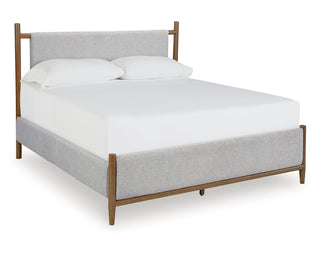 Lyncott King Upholstered Bed, Chest and Nightstand