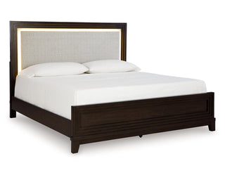 Neymorton King Upholstered Panel Bed