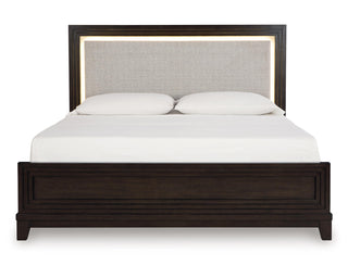 Neymorton King Upholstered Panel Bed